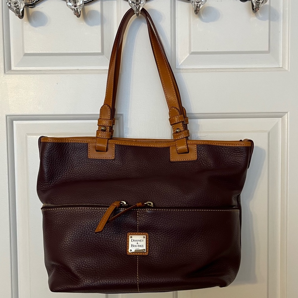 Dooney & Bourke Pebble Grain Convertible Shopper Tote